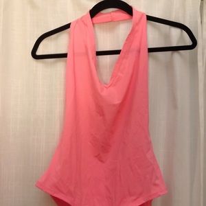 Neon Coral Bodysuit